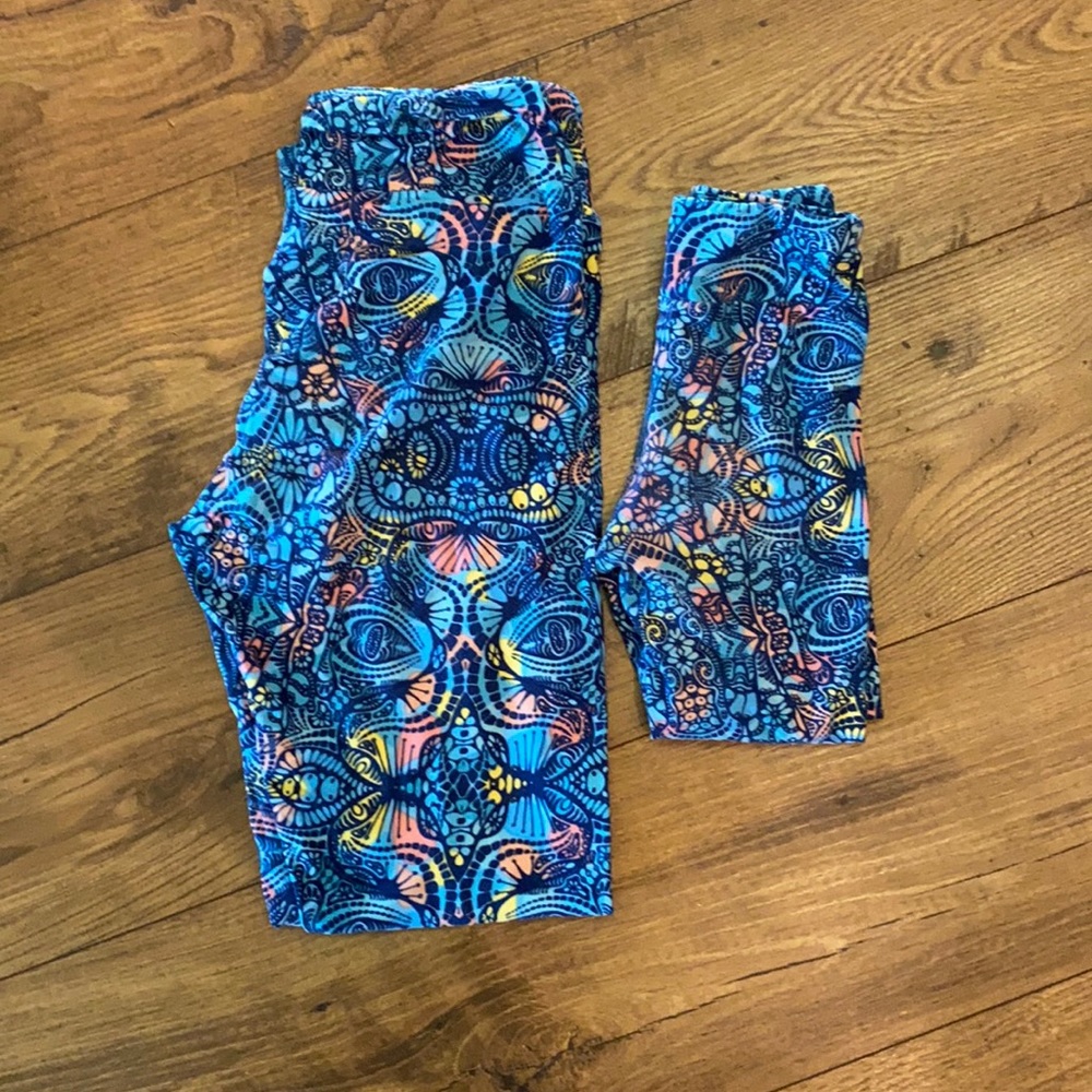LuLaRoe Mommy and Me matching leggings